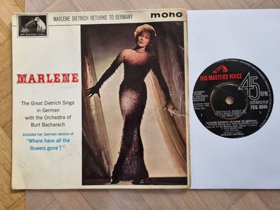 Marlene Dietrich - Ich bin von Kopf bis Fuss auf Liebe eingestellt 7'' Vinyl UK