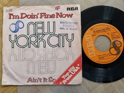 New York City - I'm doing fine 7'' Vinyl Germany