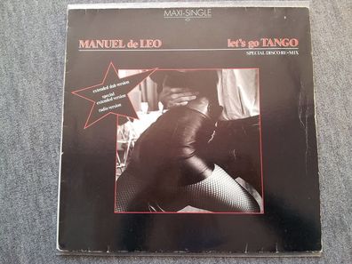 Manuel de Leo - Let's go tango 12'' Italo Disco Vinyl