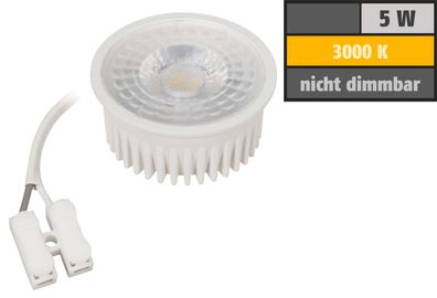 McShine LED-Modul ''MCOB'' 5W 400 Lumen 230V 50 x 25 mm warmweiß 3000K