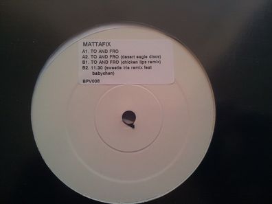 Mattafix/ Marlon Roudette - To and fro 12'' PROMO