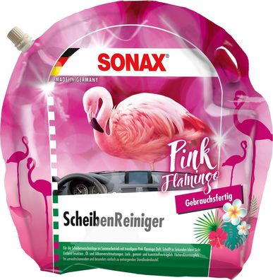 SONAX ScheibenReiniger gebrauchsfertig Pink Flamingo 3 L