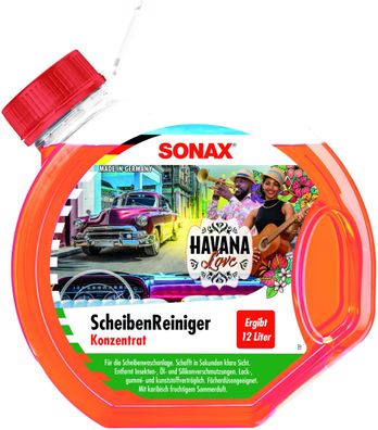 SONAX ScheibenReiniger Konzentrat Havana Love 3 L