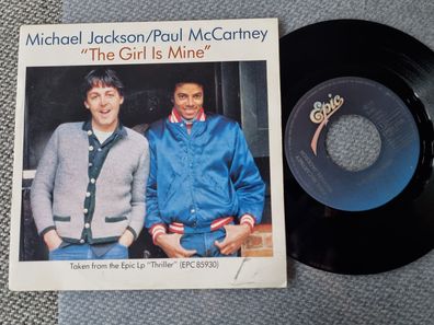 Michael Jackson & Paul McCartney - The girl is mine 7'' Vinyl Holland