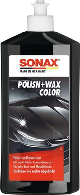 SONAX Polish & Wax Color schwarz 500 ml