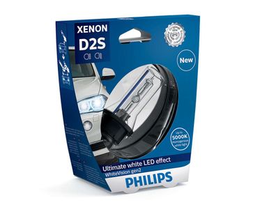 Philips Xenon WhiteVision gen2 D2S P32d-2 35 W 85 V (1er Blister)