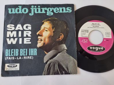Udo Jürgens - Sag mir wie 7'' Vinyl Germany