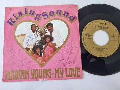 Rising Sound - I love you - I need you 7'' Vinyl Germany Signiert