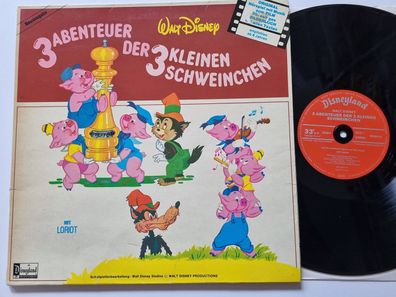 Walt Disney - 3 Abenteuer der 3 kleinen Schweinchen Vinyl LP
