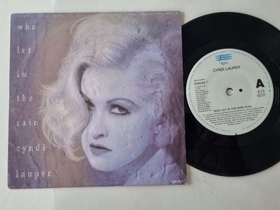 Cyndi Lauper - Who let in the rain 7'' Vinyl Holland
