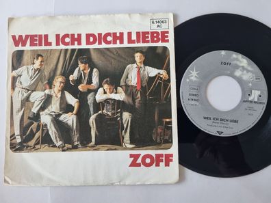 Zoff - Weil ich dich liebe 7'' Vinyl Germany PROMO