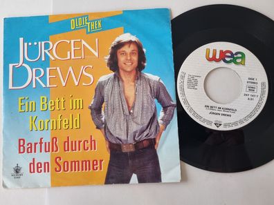 Jürgen Drews - Ein Bett im Kornfeld/ Barfuss durch den Sommer 7'' Vinyl Germany