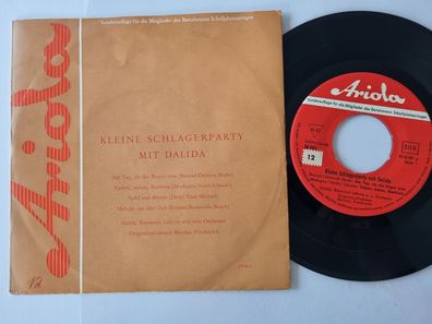 Dalida - Kleine Schlagerparty/ Am Tag, als der Regen kam 7'' Vinyl EP Germany