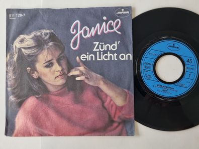 Janice - Zünd' ein Licht an 7'' Vinyl Germany/ CV Sally Oldfield