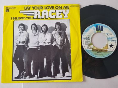 Racey - Lay your love on me 7'' Vinyl Germany