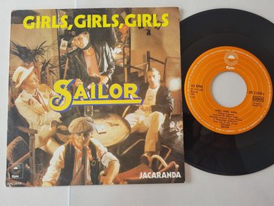 Sailor - Girls, girls, girls 7'' Vinyl Germany