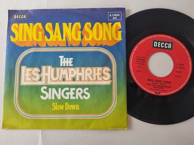 Les Humphries Singers - Sing Sang Song 7'' Vinyl Germany Eurovision 1976