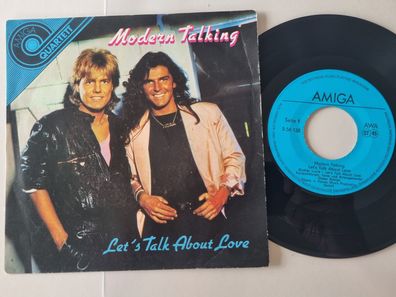 Modern Talking - Let's talk about love/ Brother Louie 7'' Vinyl Amiga Quartett