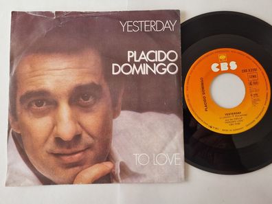 Placido Domingo - Yesterday 7'' Vinyl Germany/ CV Beatles