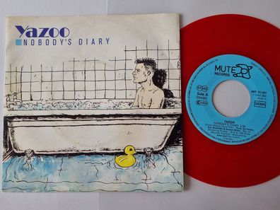 Yazoo - Nobody's diary 7'' Vinyl Germany RED VINYL Cover 1