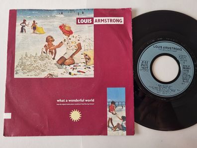 Louis Armstrong - What a wonderful world 7'' Vinyl Germany