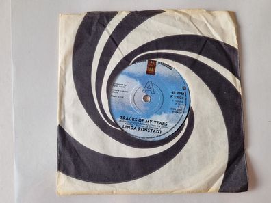 Linda Ronstadt - Tracks of my tears 7'' Vinyl UK
