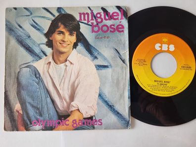Miguel Bose - Olympic games/ Ti amero' 7'' Vinyl Italy