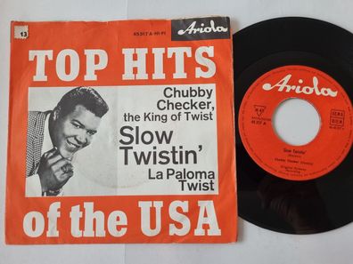 Chubby Checker - Slow twistin'/ La paloma twist 7'' Vinyl Germany