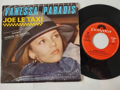 Vanessa Paradis - Joe le taxi/ Joe el taxi 7'' Vinyl Spain SUNG IN Spanish