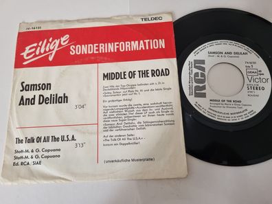 Middle of the Road - Samson and Delilah 7'' Vinyl Germany PROMO