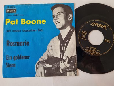 Pat Boone - Rosmarie/ Ein goldener Stern 7'' Vinyl Germany SUNG IN GERMAN