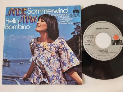 Sandie Shaw - Sommerwind 7'' Vinyl Germany SUNG IN GERMAN