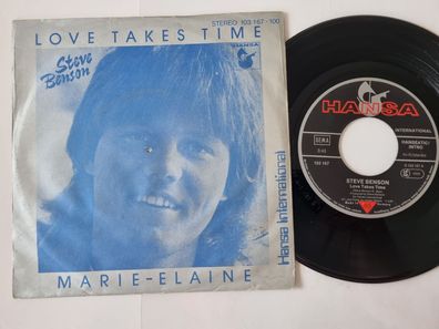 Steve Benson = Dieter Bohlen - Love takes time 7'' Vinyl Germany