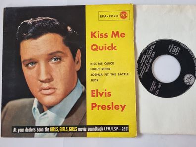 Elvis Presley - Kiss me quick 7'' Vinyl EP Germany EPA-9073
