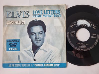 Elvis Presley - Love letters/ Come what may 7'' Vinyl Germany