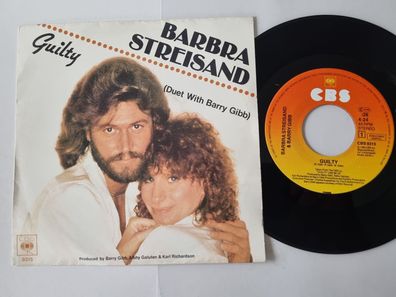 Barbra Streisand/ Barry Gibb - Guilty 7'' Vinyl Holland