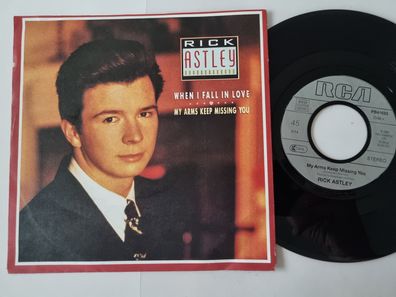 Rick Astley - When I fall in love/ My arms keep missing you 7'' Vinyl Germany