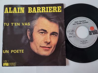 Alain Barriere/ Noelle Cordier - Tu t'en vas 7'' Vinyl Germany