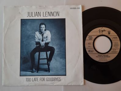 Julian Lennon - Too late for goodbyes 7'' Vinyl Germany