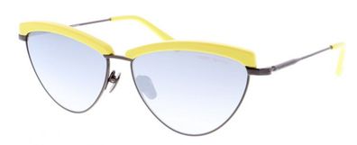 Sonnenbrille DHS207 schmetterling edelstahl kat. 3 gelb