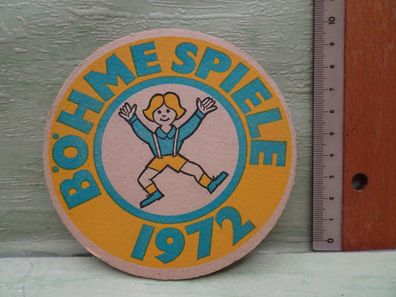 alte Bierdeckel Böhme Spiele 1972 Olympia