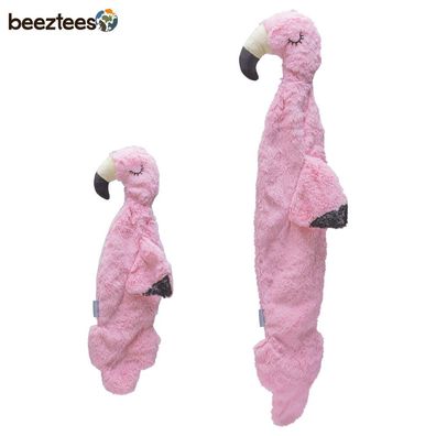 Beeztees Plüsch-Welpenspielzeug Flatino - Flamingo FE - Puppy Plüschspielzeug