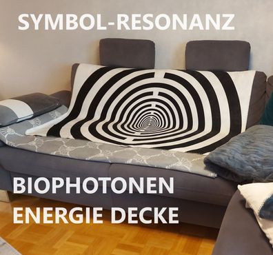 Biophotonen-Decke Energie Symbol Harmoniedecke Resonanz Lichtquant Radionik Chi Plat