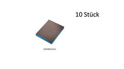 10x Sia Schleifschwamm Siasponge flex pad fine oder ultrafine (120x98x13mm)