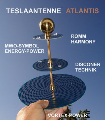 Teslaantenne Chi Teslaantennen Aura-Harmonie Bioresonanz-Gerät Room-Harmonizer EMF 5G