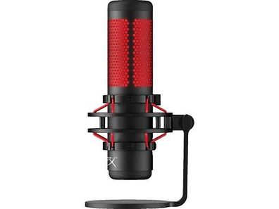 HYPERX QuadCast Desktop-Mikrofon, Rot/ Schwarz