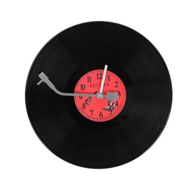 Wanduhr Ultra-leise - Uhr Vinyl-Schallplatte, Persönlichkeits-Wanduhr