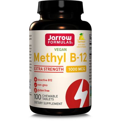 Jarrow Formulas, Methyl B-12, Zitronengeschmack, 1000mcg, 100 Lutschtabletten - ...