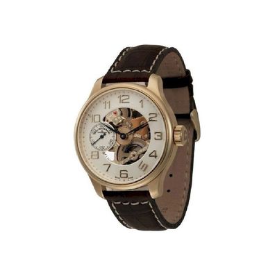Zeno-Watch - Armbanduhr - Herren - Chrono - OS Retro Skeleton - 8558-9S-Pgg-f2