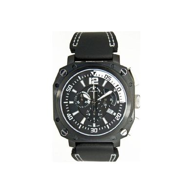Zeno-Watch - Armbanduhr - Herren - Chrono - Quarz 2 Chrono black - 90241Q-bk-a1